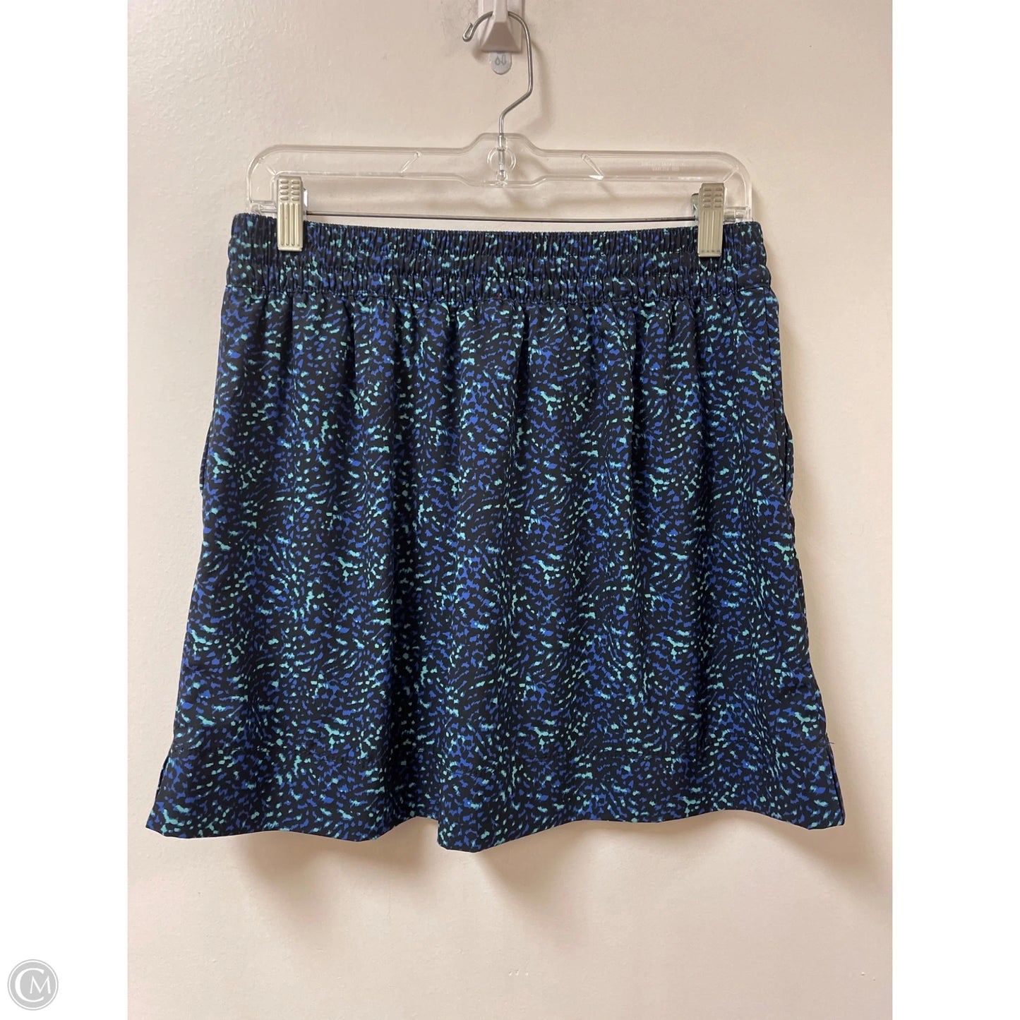 Athletic Skirt By Speedo In Blue & Green, Size: S