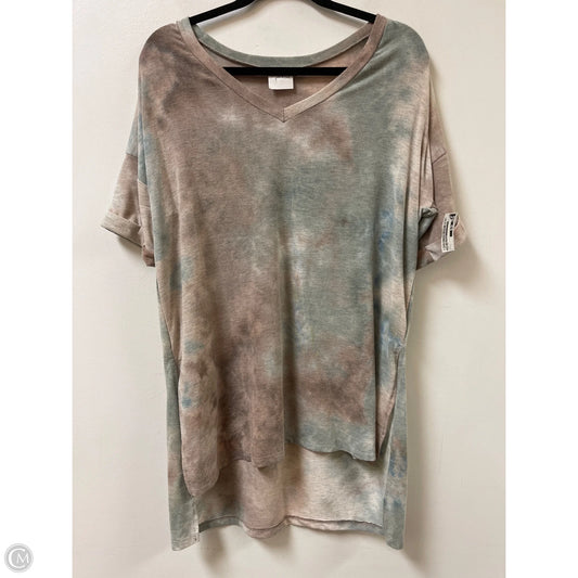 Top Short Sleeve By Sew In Love In Multi-colored, Size: L