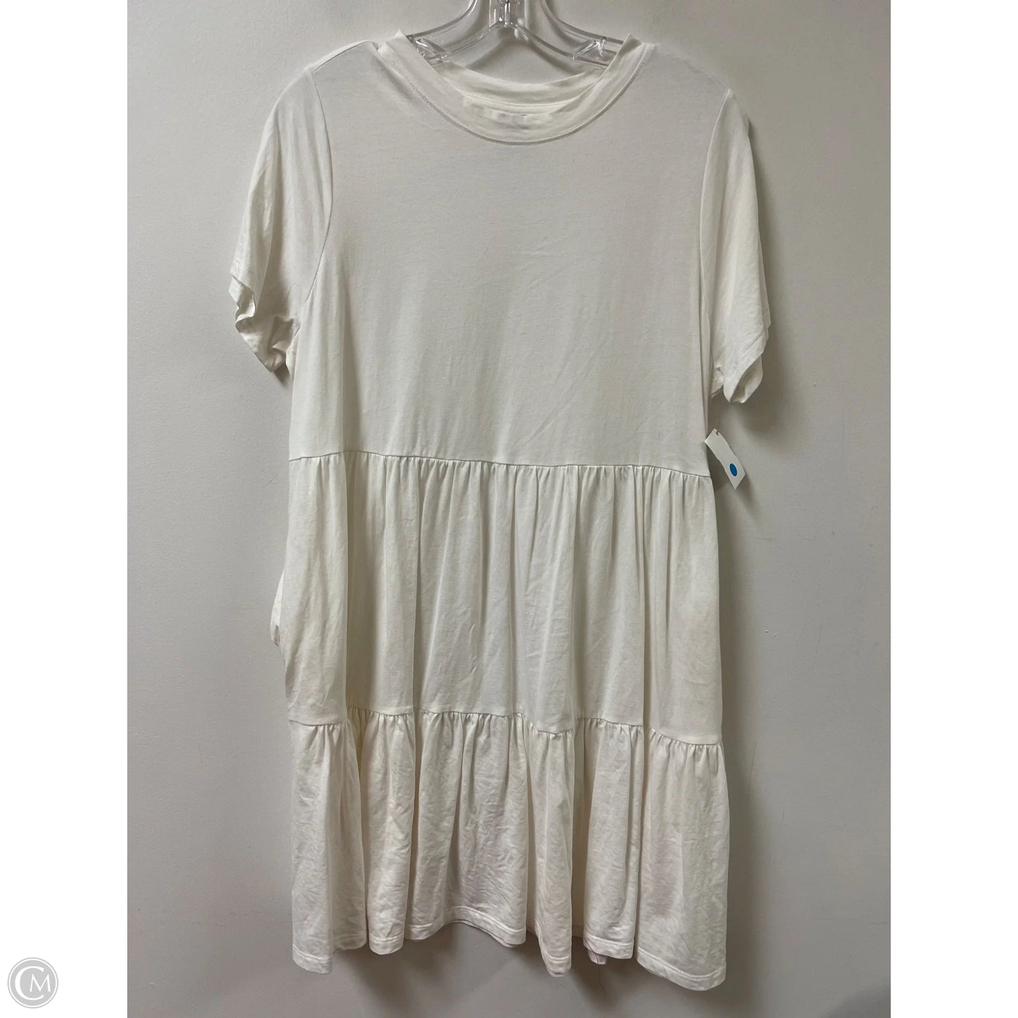 Dress Casual Midi By Old Navy In White, Size: L