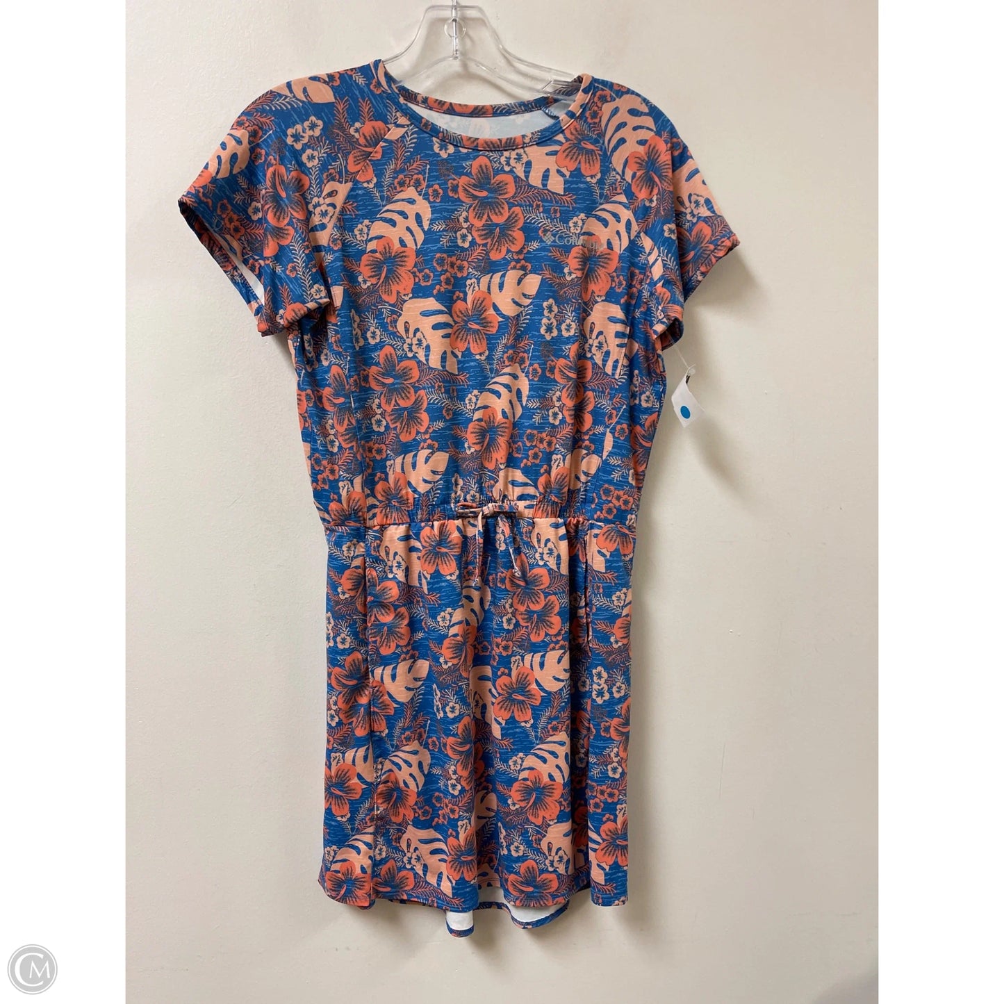 Athletic Dress By Columbia In Blue & Orange, Size: L
