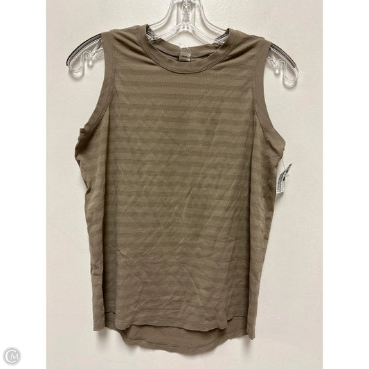 Athletic Tank Top By Dsg Outerwear In Tan, Size: S