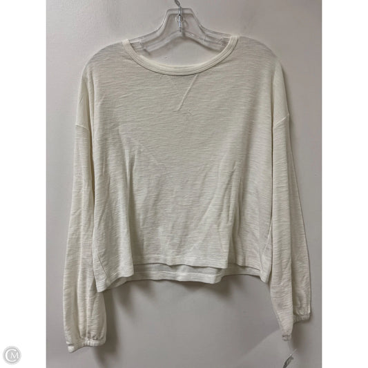 Top Long Sleeve By Carly Jean In White, Size: S