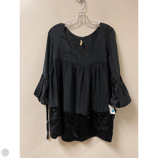 Top Long Sleeve By Clothes Mentor In Black, Size: M