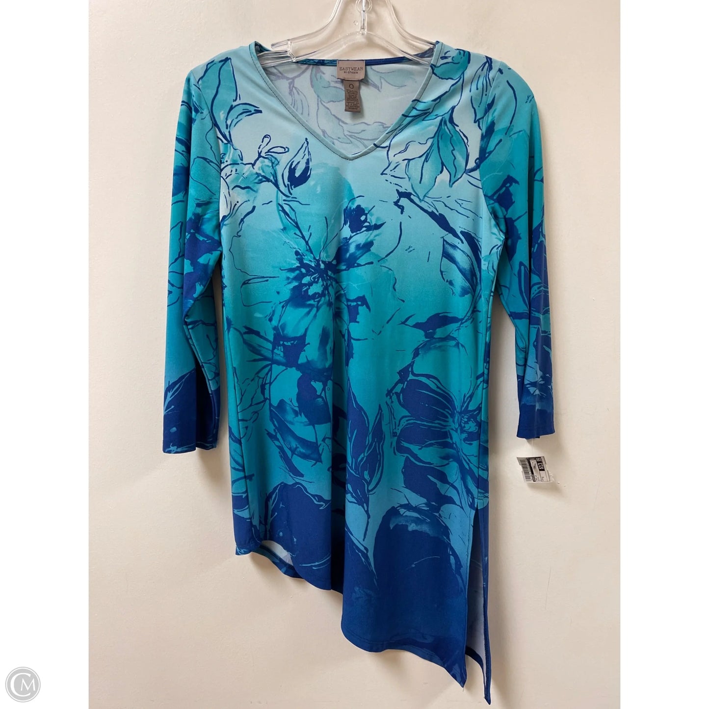 Top Long Sleeve By Chicos In Blue, Size: S