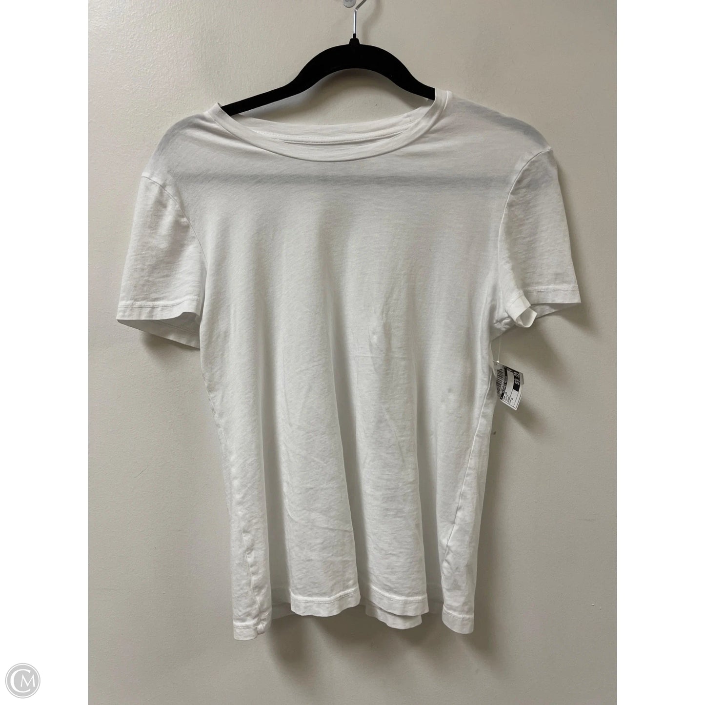 Top Short Sleeve By Clothes Mentor In White, Size: S