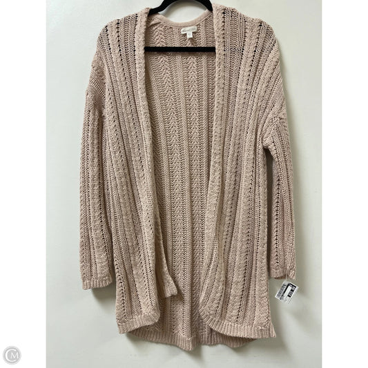 Cardigan By Garnet Hill In Pink, Size: S
