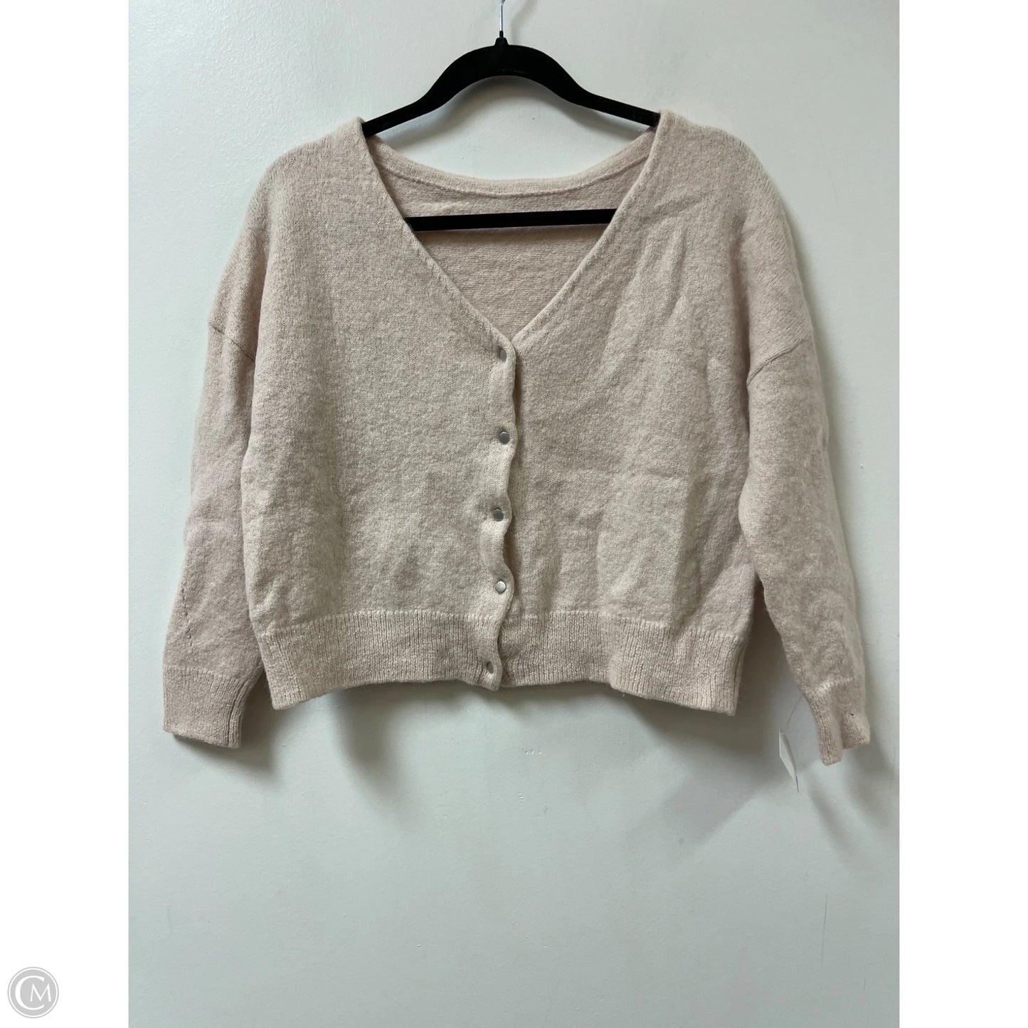 Cardigan By Clothes Mentor In Tan, Size: L