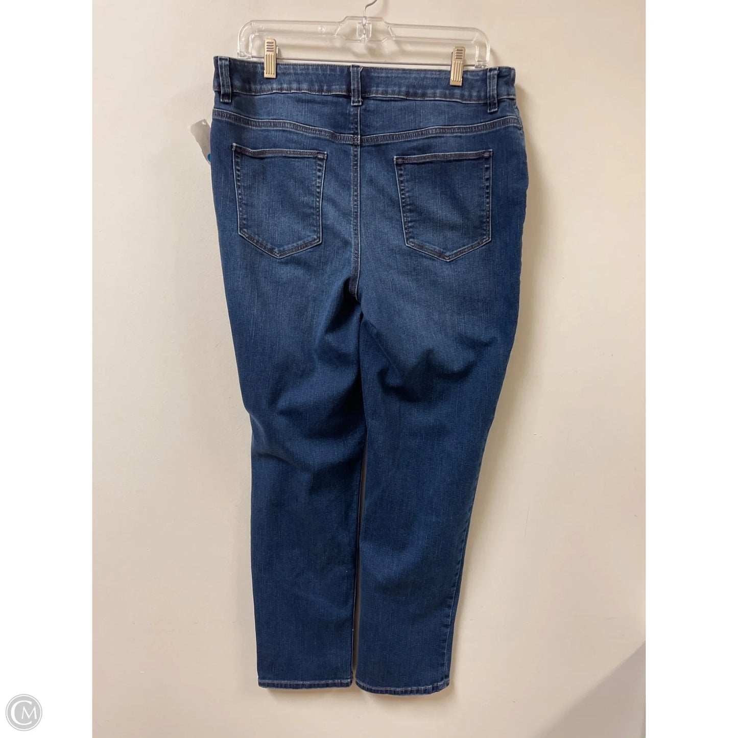 Jeans Boyfriend By Chicos In Blue Denim, Size: 10