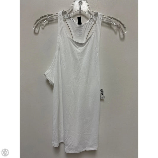Athletic Tank Top By Under Armour In White, Size: S