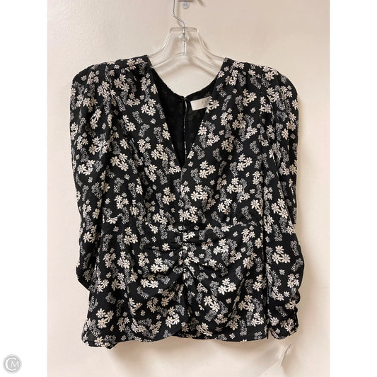 Top Long Sleeve By Astr In Floral Print, Size: S
