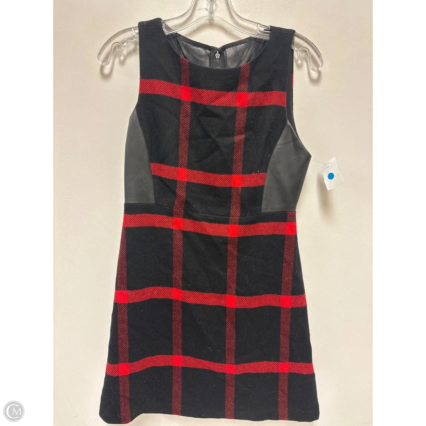 Dress Designer By Alice + Olivia In Black & Red, Size: S