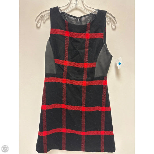 Dress Designer By Alice + Olivia In Black & Red, Size: S