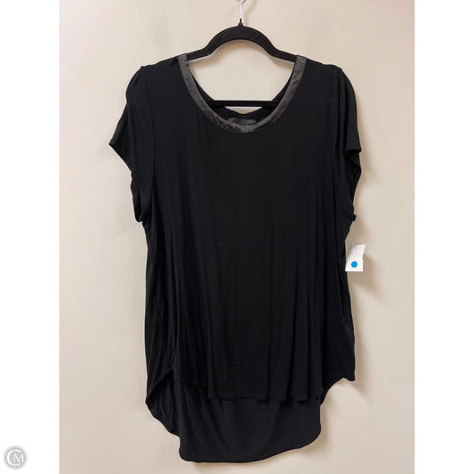 Top Short Sleeve By Premise In Black, Size: Xl