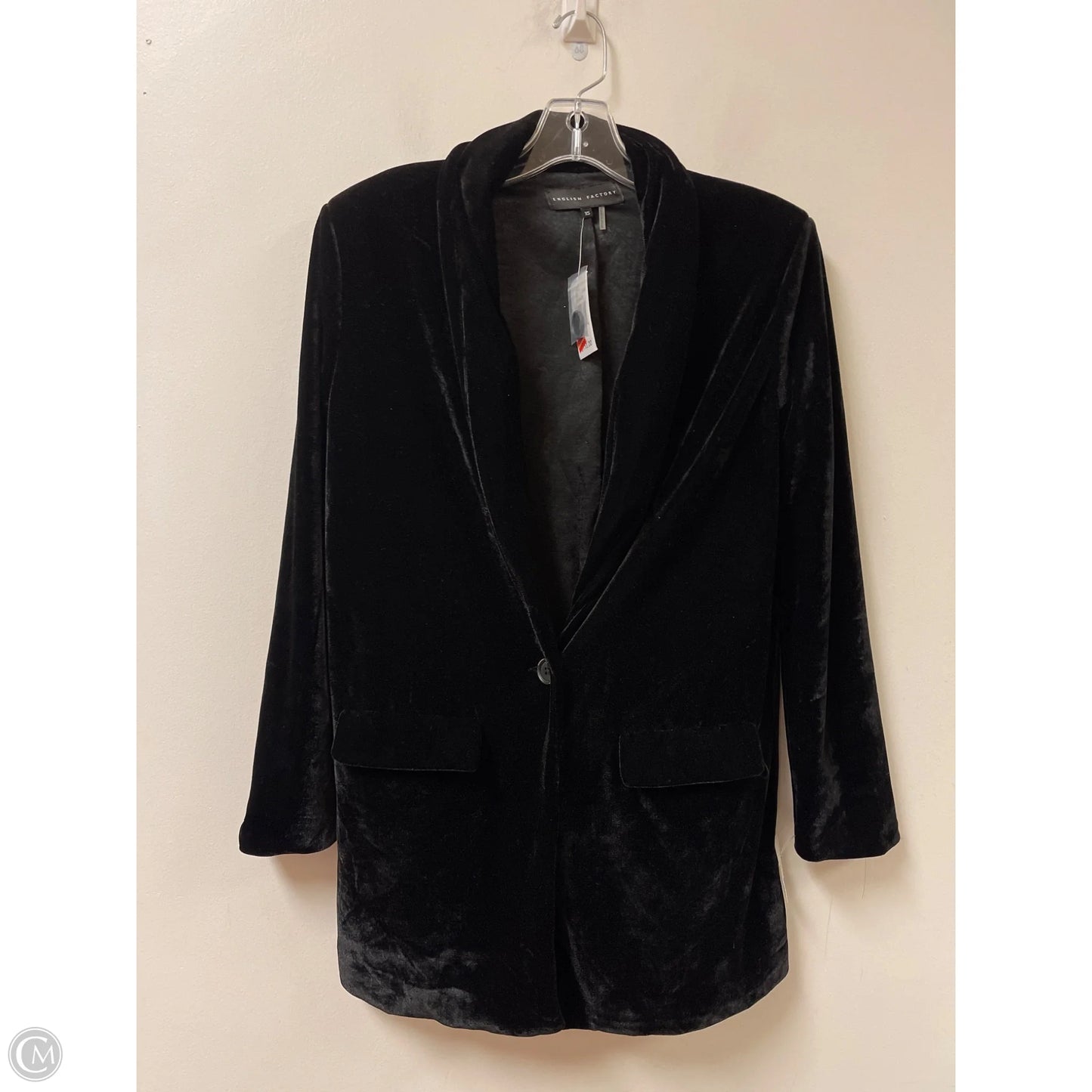 Blazer By English Factory In Black, Size: Xs