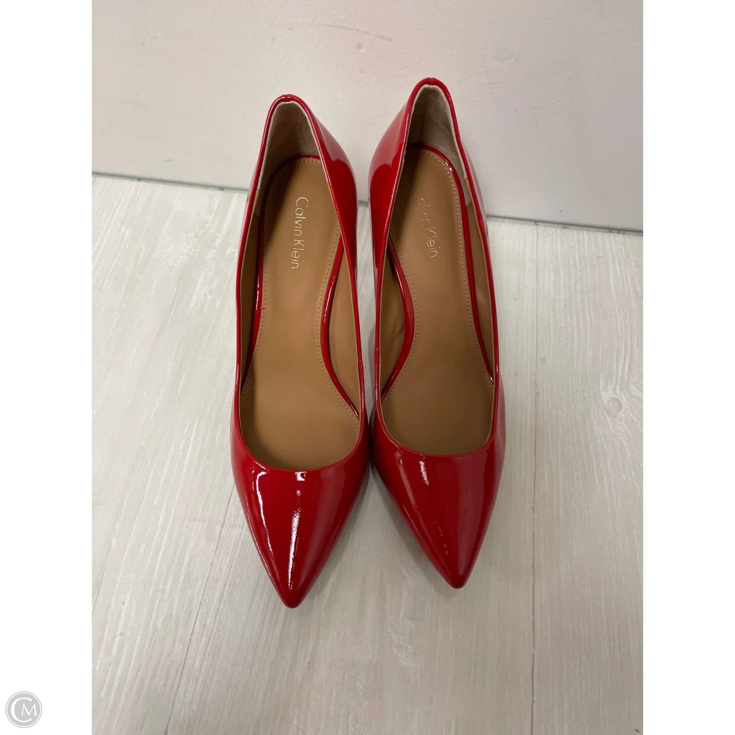 Shoes Heels Stiletto By Calvin Klein In Red, Size: 7