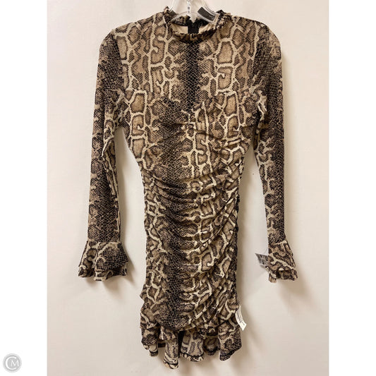 Dress Casual Short By Clothes Mentor In Animal Print, Size: S
