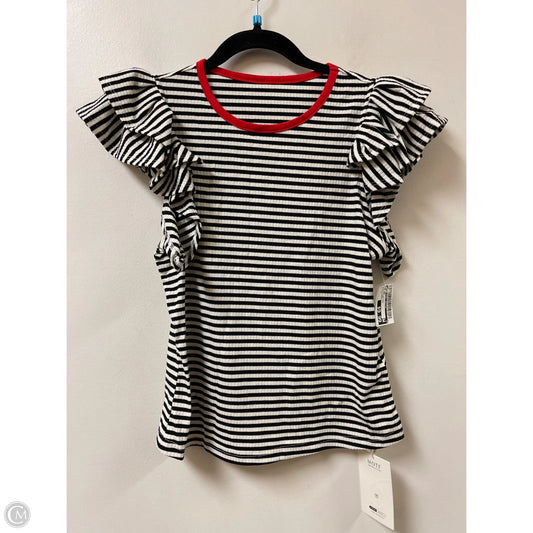 Top Short Sleeve By Clothes Mentor In Striped Pattern, Size: S
