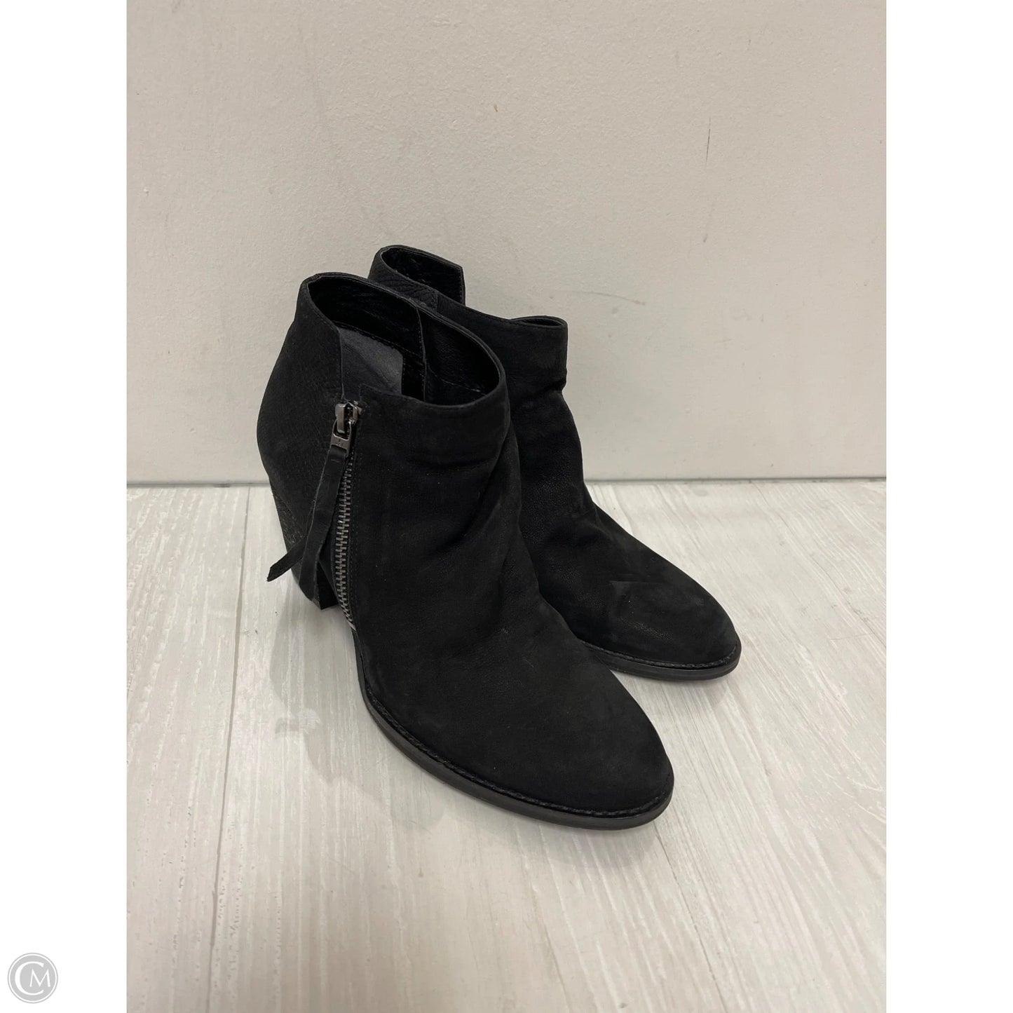 Boots Ankle Heels By Sam Edelman In Black, Size: 8