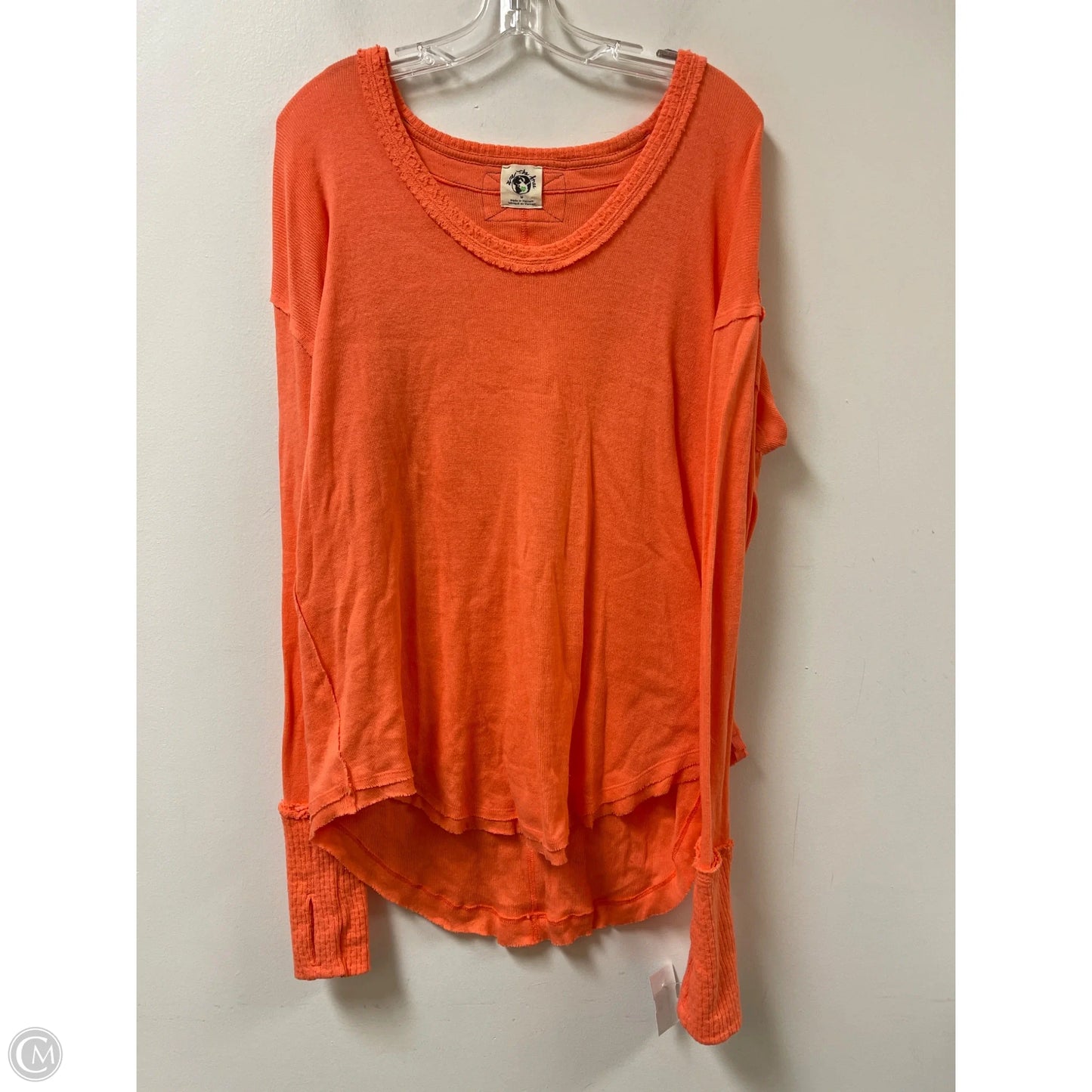 Top Long Sleeve By We The Free In Orange, Size: M