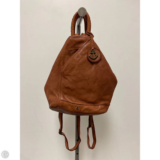 Backpack Leather By Clothes Mentor, Size: Medium