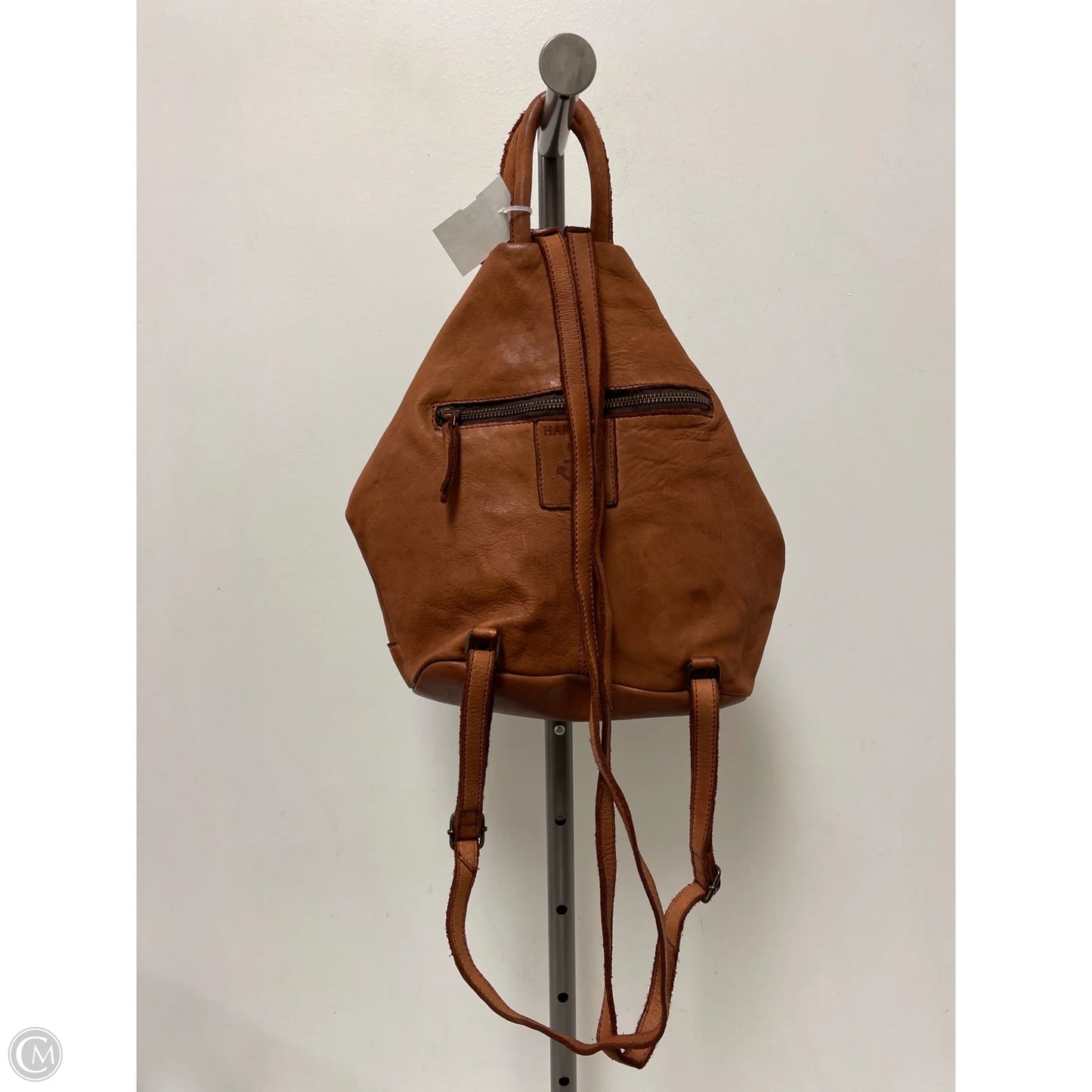 Backpack Leather By Clothes Mentor, Size: Medium
