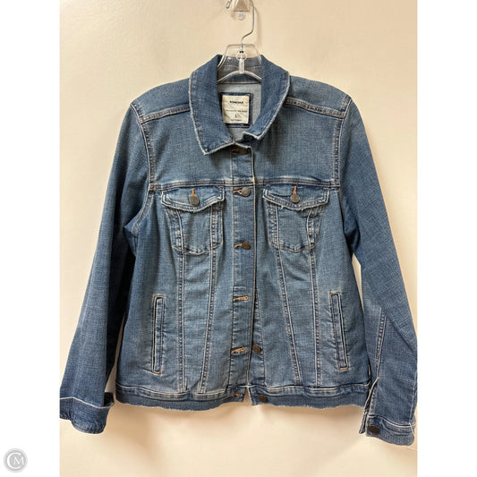 Jacket Denim By Sonoma In Blue Denim, Size: L