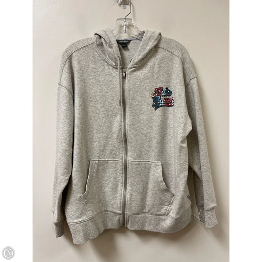 Jacket Other By Eddie Bauer In Grey, Size: L