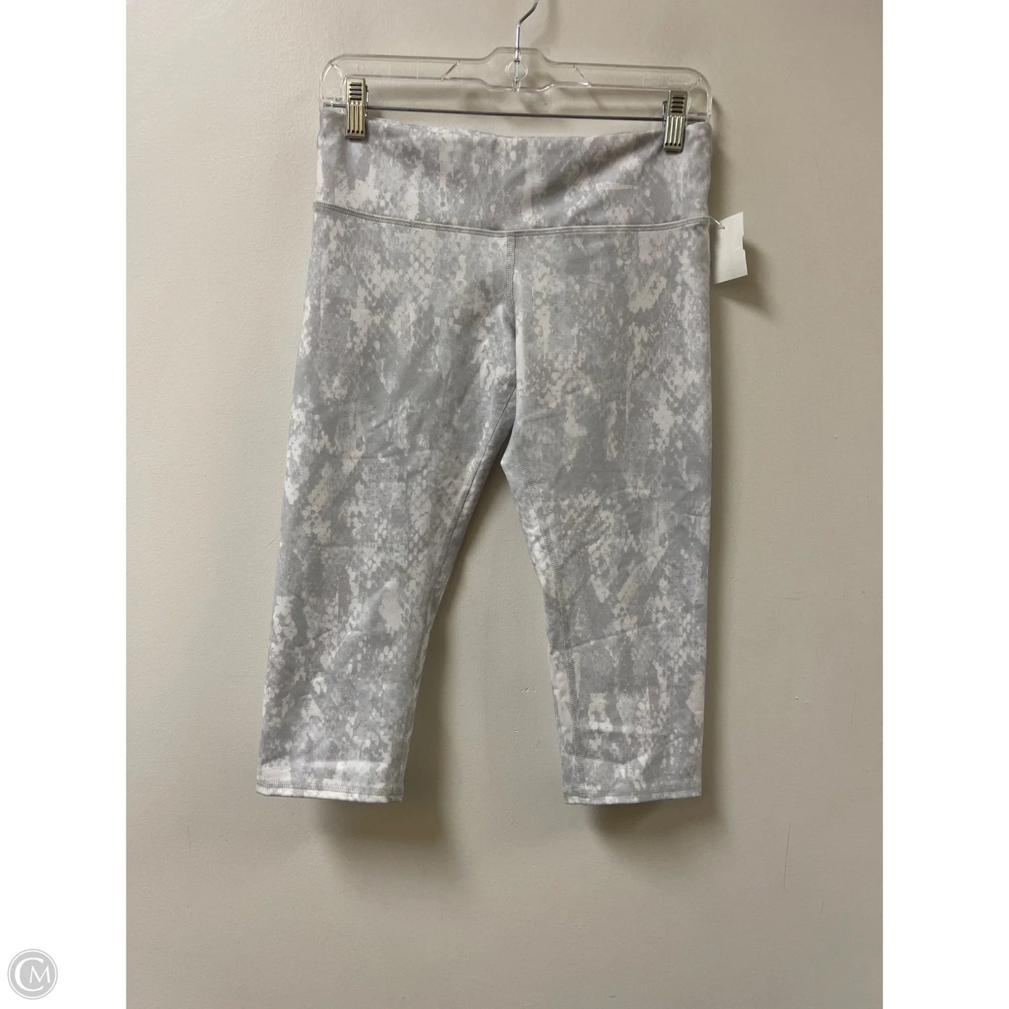 Athletic Leggings Capris By Alo In Grey, Size: S