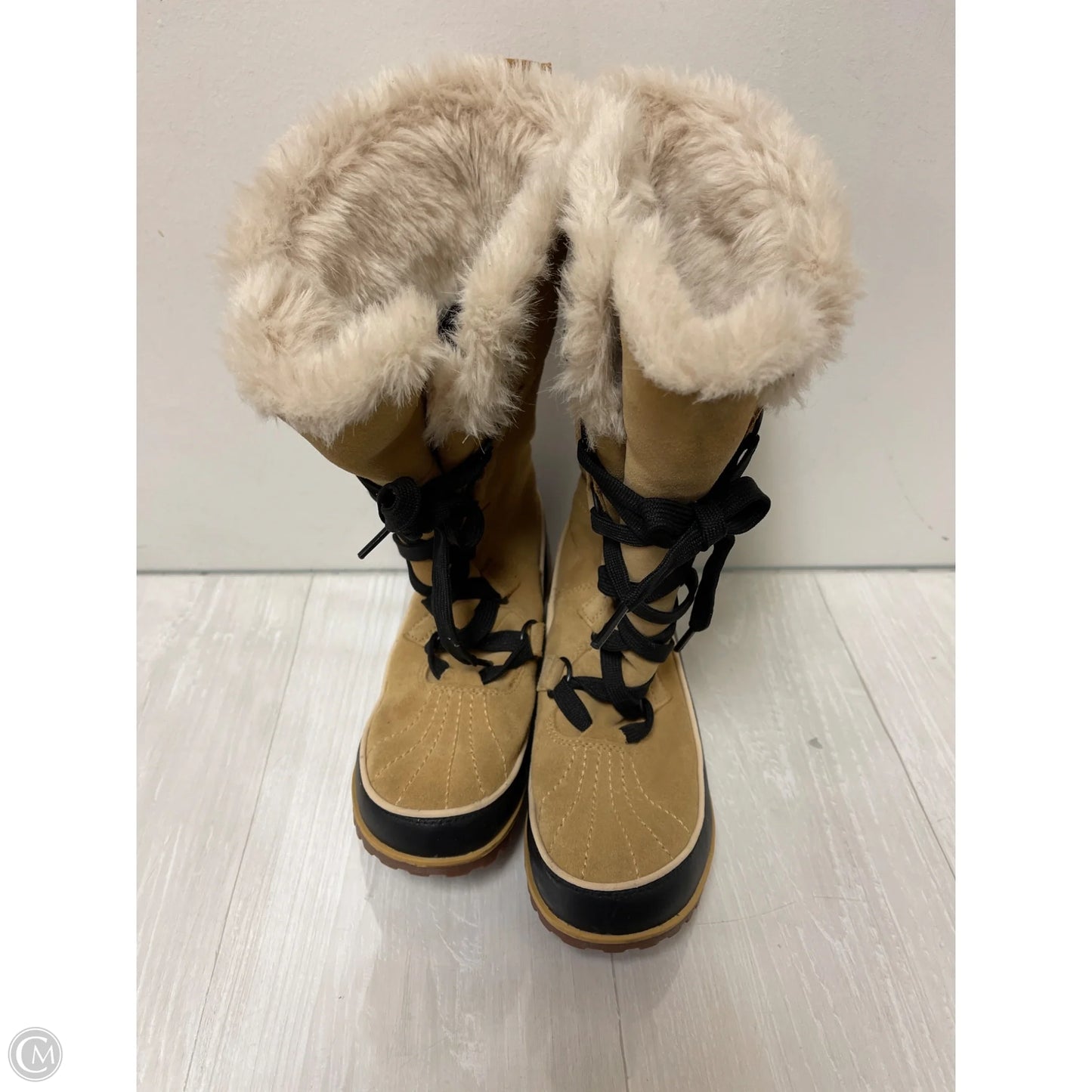 Boots Snow By Sorel In Tan, Size: 6