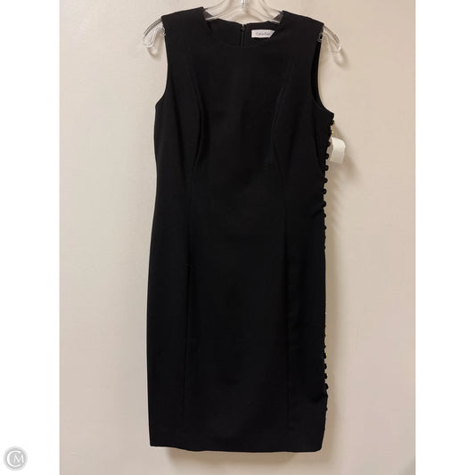 Dress Casual Midi By Calvin Klein In Black, Size: S