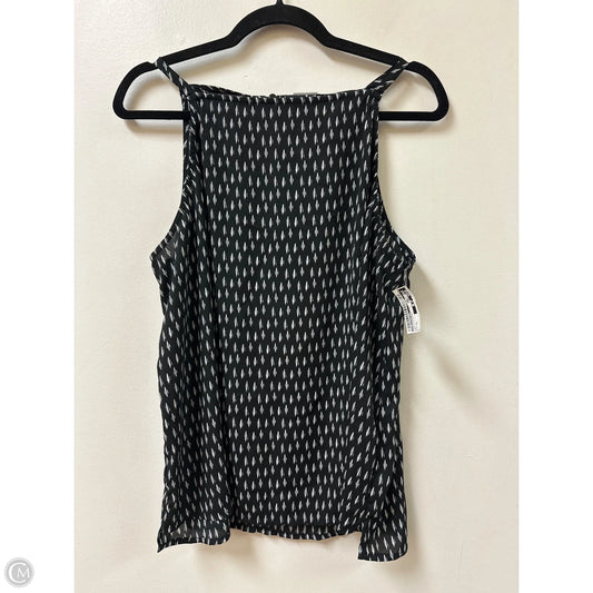 Top Sleeveless By Worthington In Black & White, Size: Xl
