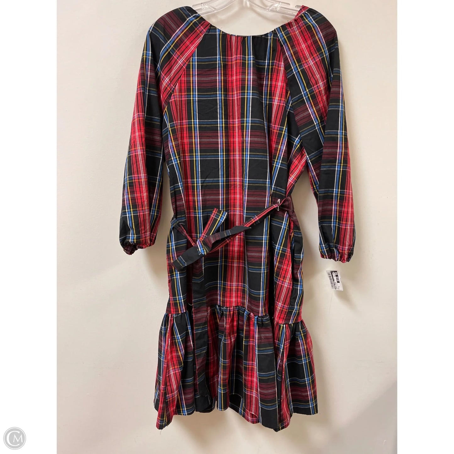 Dress Casual Midi By Draper James In Plaid Pattern, Size: Xl