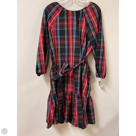 Dress Casual Midi By Draper James In Plaid Pattern, Size: Xl