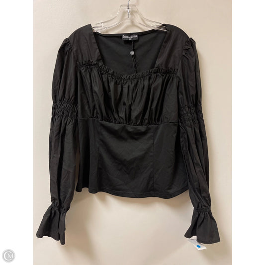 Top Long Sleeve By Clothes Mentor In Black, Size: Xl