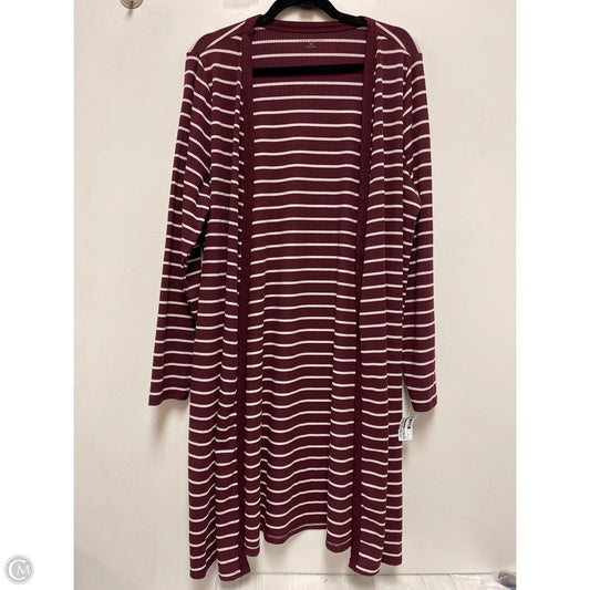 Cardigan By Lane Bryant In Red, Size: Xl