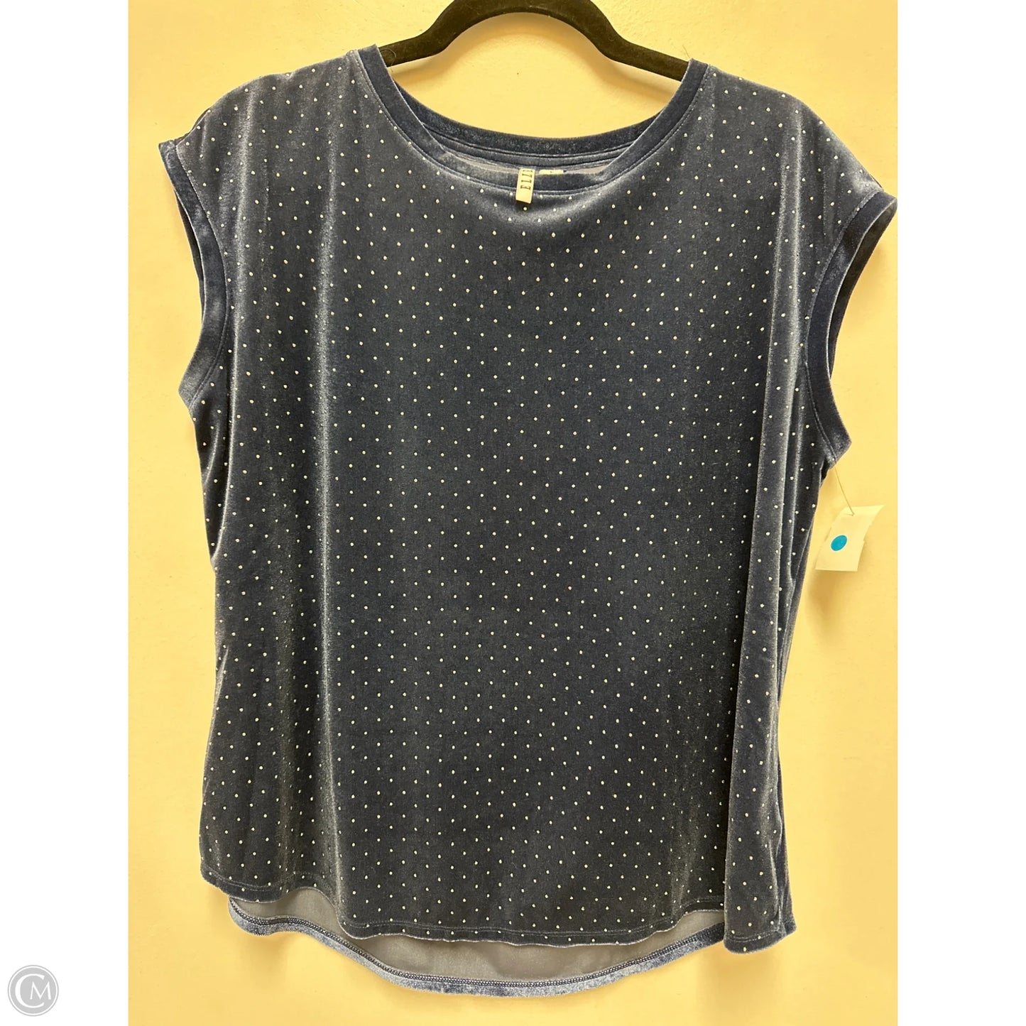 Top Sleeveless By Elle In Blue, Size: S