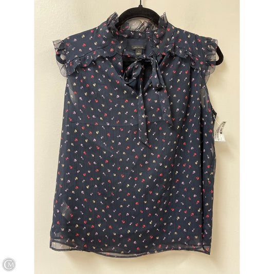 Top Sleeveless By Ann Taylor In Navy, Size: S