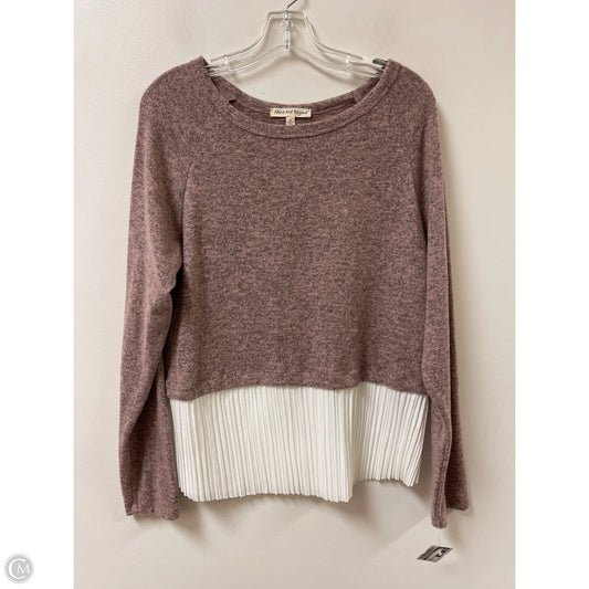 Top Long Sleeve By Clothes Mentor In Pink, Size: M