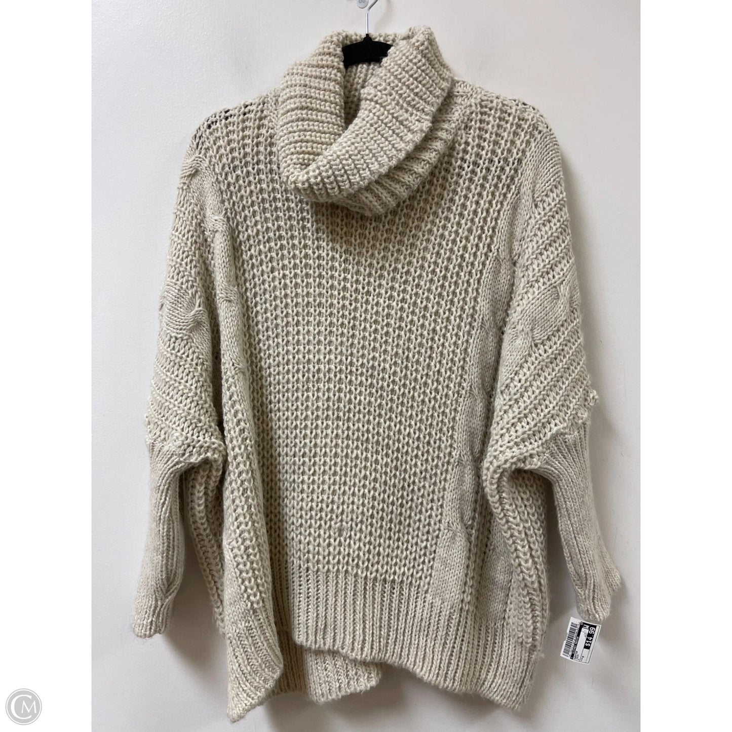Sweater By Clothes Mentor In Cream, Size: M