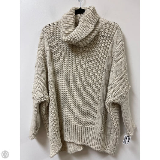 Sweater By Clothes Mentor In Cream, Size: M