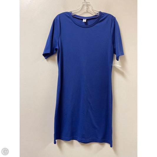 Dress Casual Midi By Old Navy In Blue, Size: M