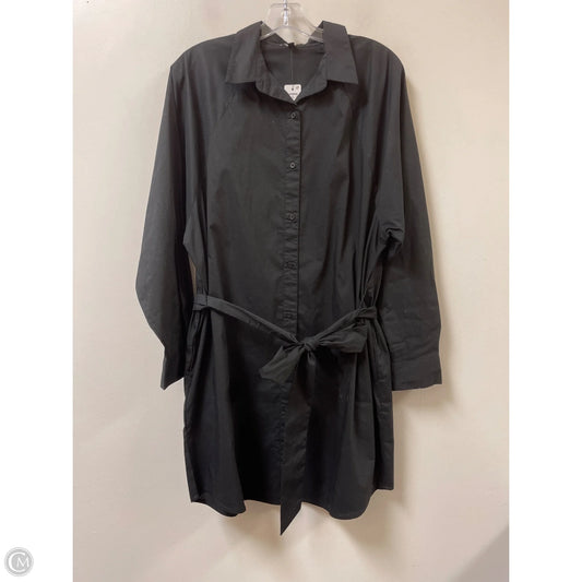 Dress Casual Midi By Express In Black, Size: M