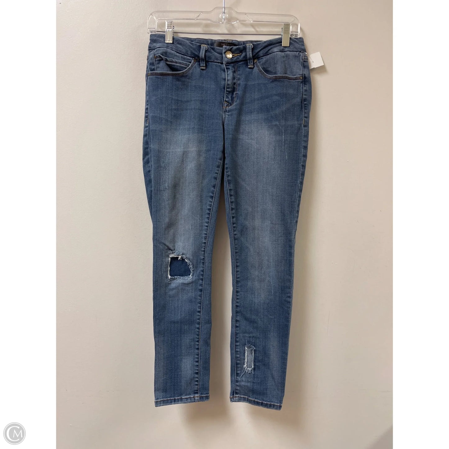 Jeans Skinny By Limited In Blue Denim, Size: 6