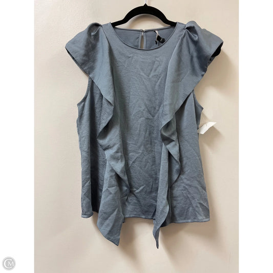 Top Sleeveless By Express In Blue, Size: M