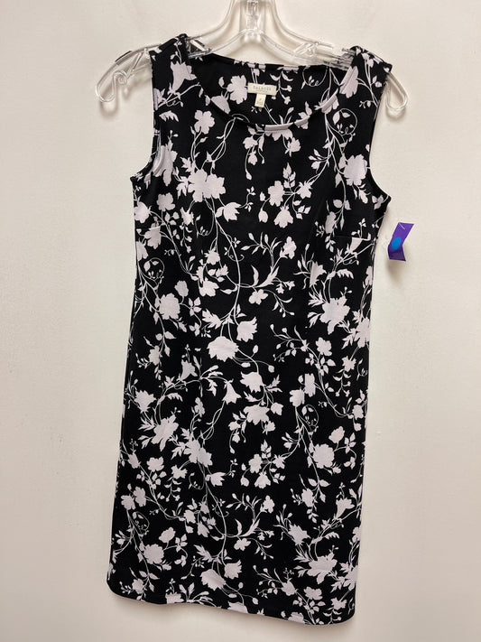 Black Dress Casual Midi Talbots, Size S