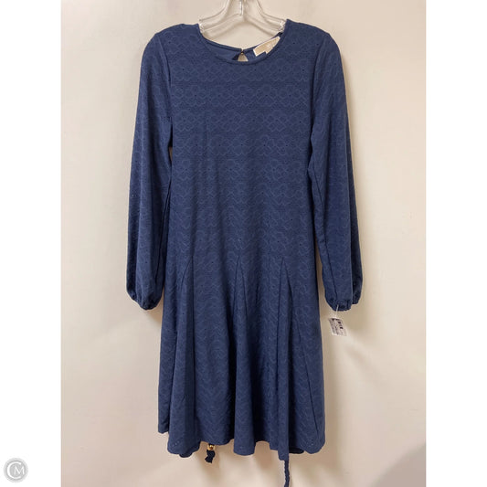 Dress Casual Midi By Michael By Michael Kors In Navy, Size: M