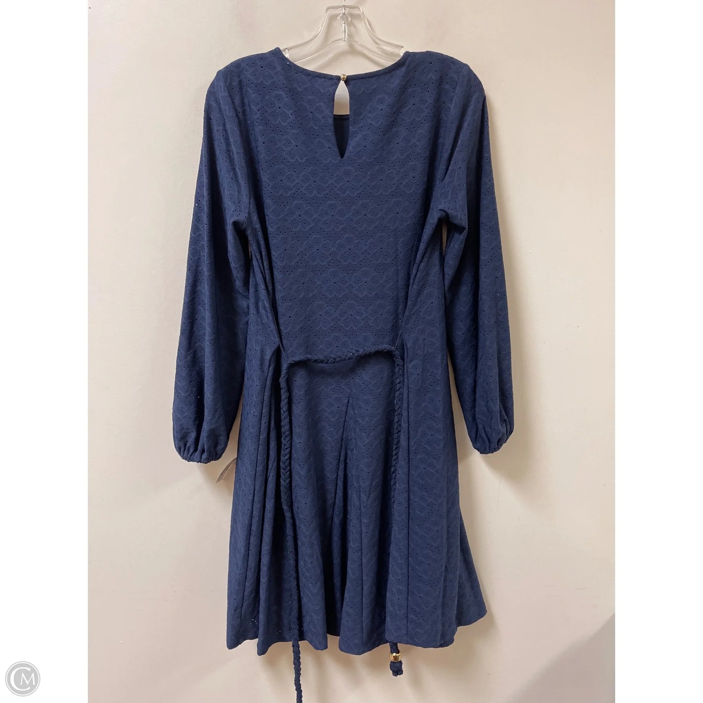 Dress Casual Midi By Michael By Michael Kors In Navy, Size: M