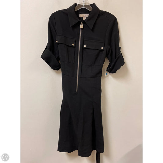 Dress Casual Midi By Michael By Michael Kors In Black, Size: M