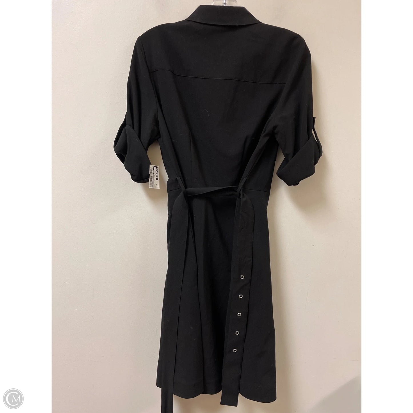 Dress Casual Midi By Michael By Michael Kors In Black, Size: M