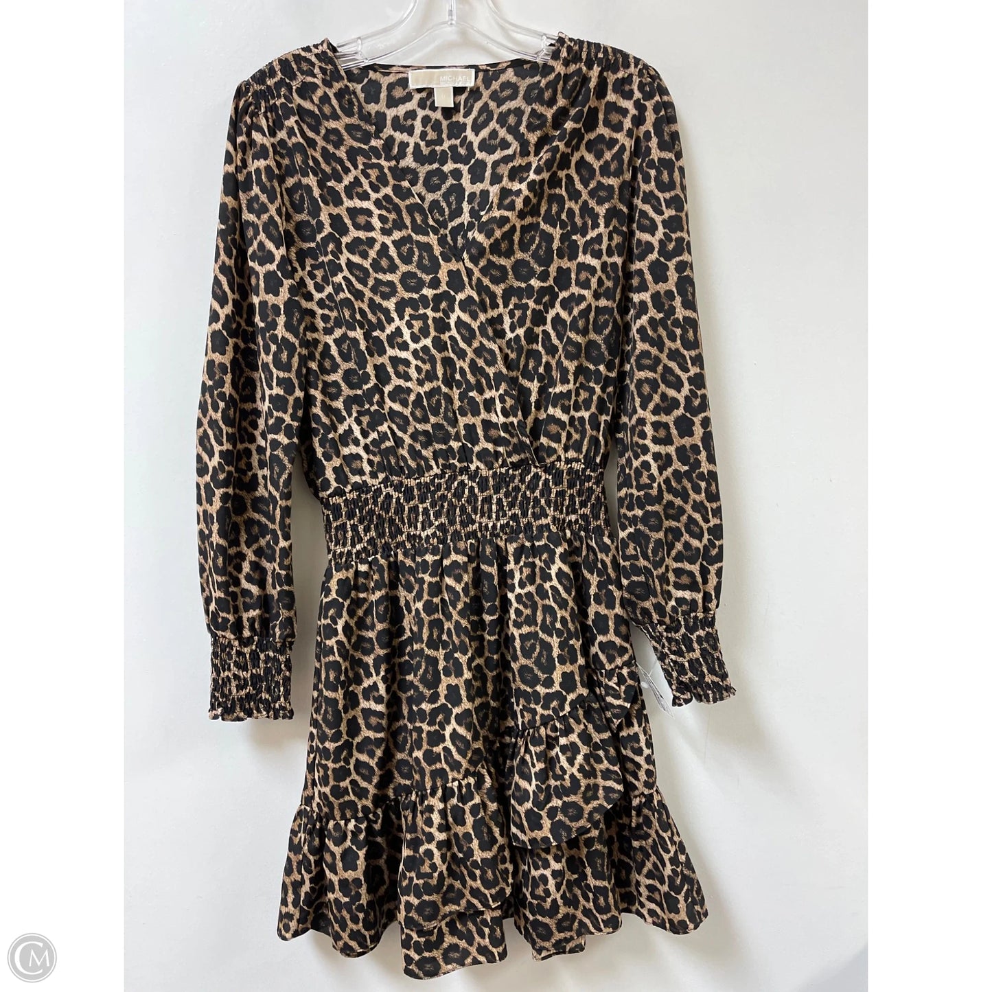 Dress Casual Midi By Michael By Michael Kors In Animal Print, Size: M